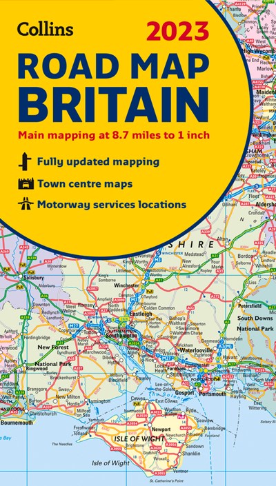 Collins Road Atlas - 2023 GB Map of Britain