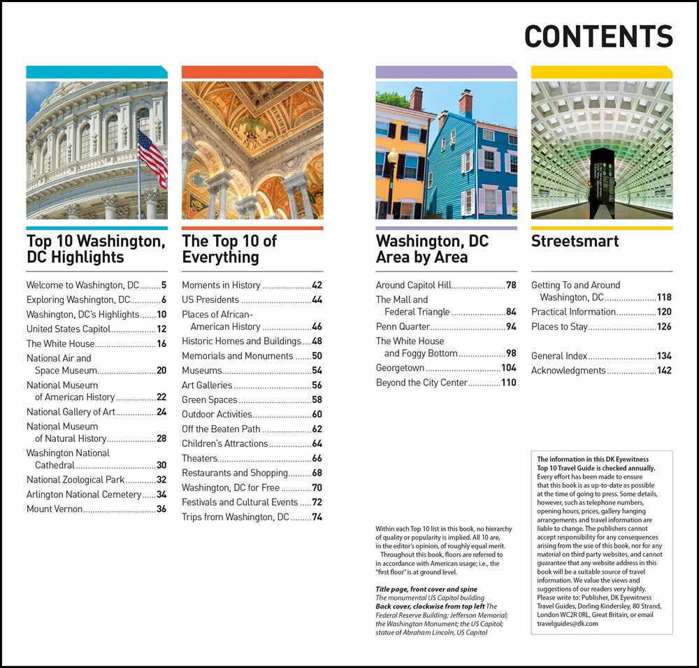 Eyewitness Top 10 Washington DC