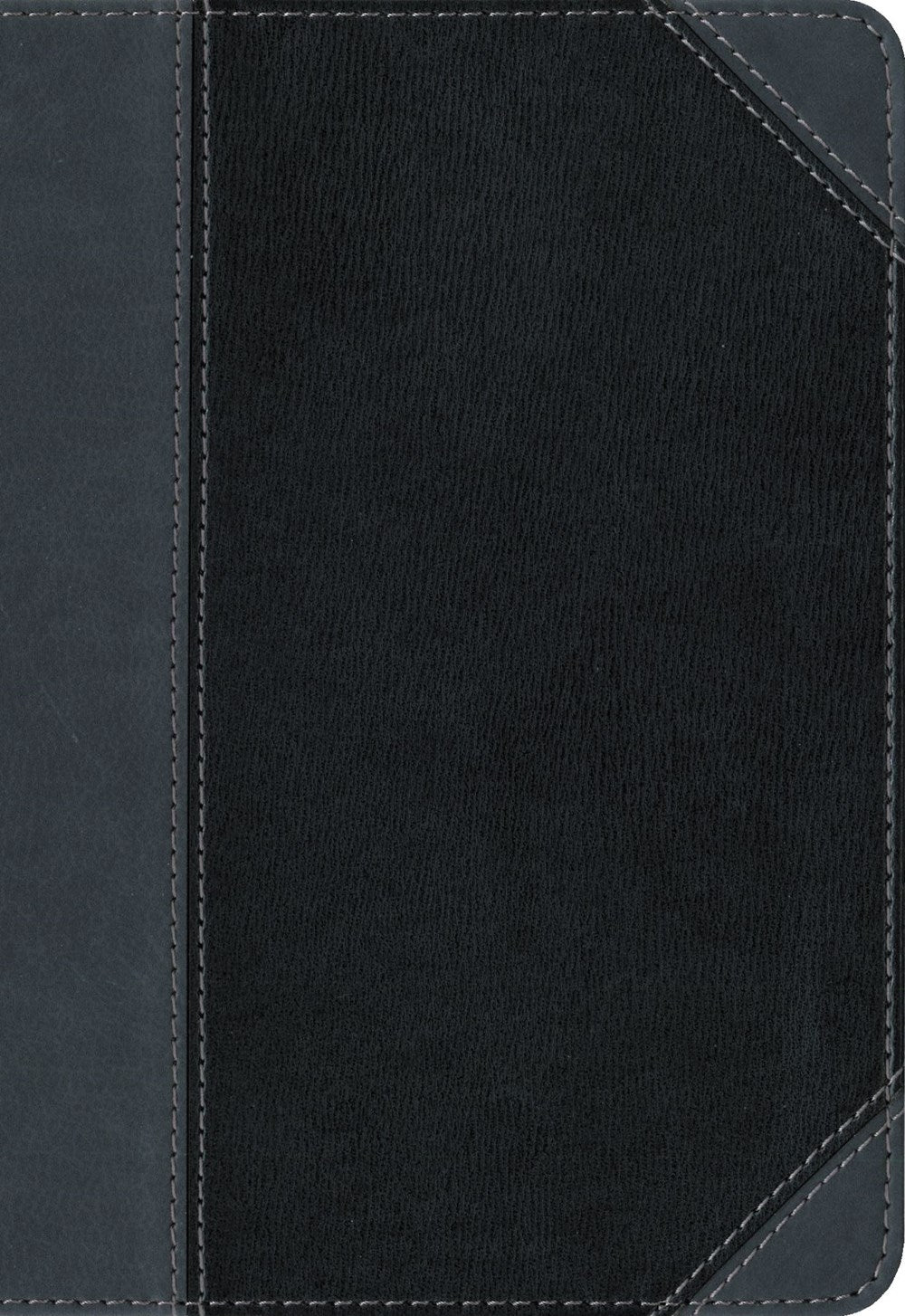 NIV, Thinline Bible, Compact, Leathersoft, Black/Gray, Red Letter, Comfort Print