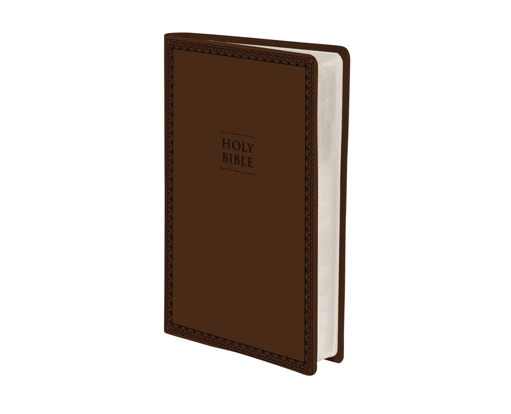 NIV, Value Thinline Bible, Leathersoft, Brown, Comfort Print