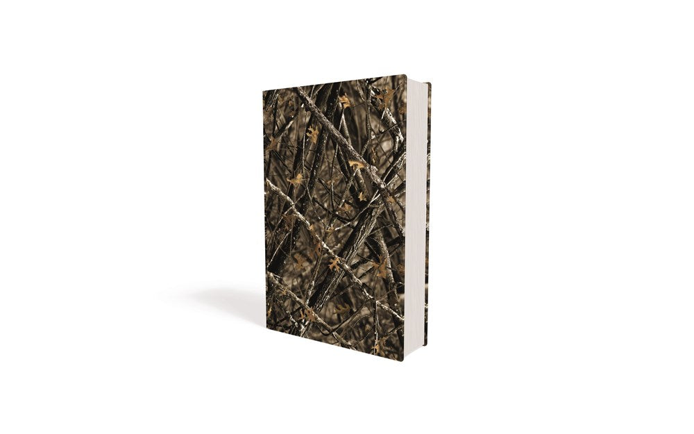 NIV, Outdoorsman Bible, Lost Camo Edition, Leathersoft, Red Letter, Comfort Print