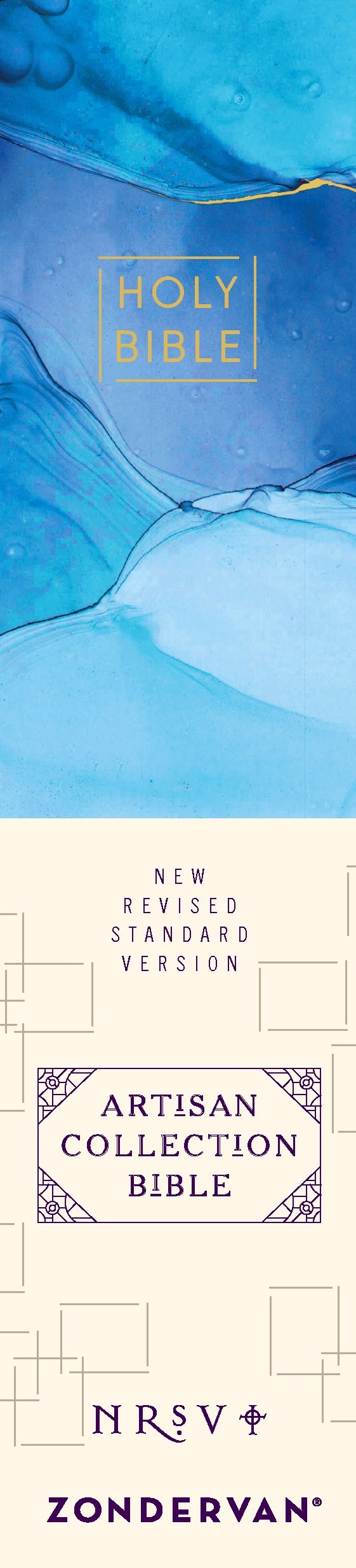 NRSV, Artisan Collection Bible, Cloth over Board, Blue, Art Gilded Edges, Comfort Print