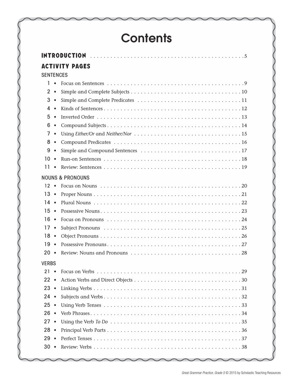 Great Grammar Practice: Grade 5