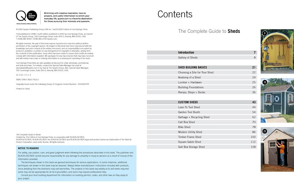 The Complete Guide to Sheds Updated 4th Edition