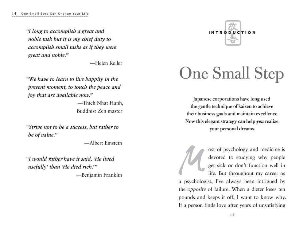 One Small Step Can Change Your Life