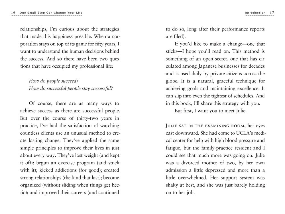 One Small Step Can Change Your Life