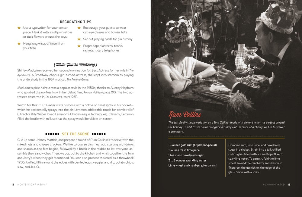 Movie Night Menus