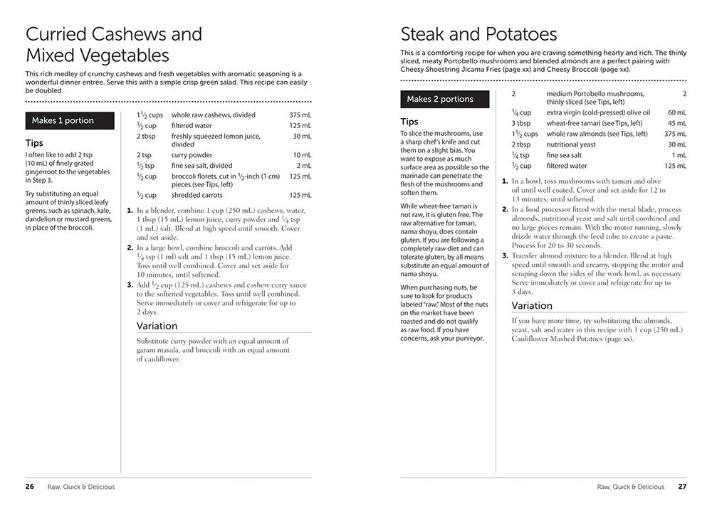 Raw, Quick and Delicious!