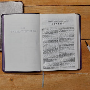 KJV Holy Bible: Large Print Thinline, Black Goatskin Leather, Premier collection, Red Letter, Comfort Print: King James Version