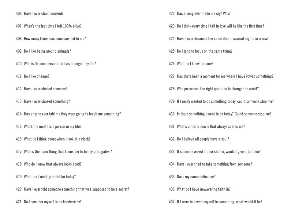 3,001 Questions About Me - Second Edition