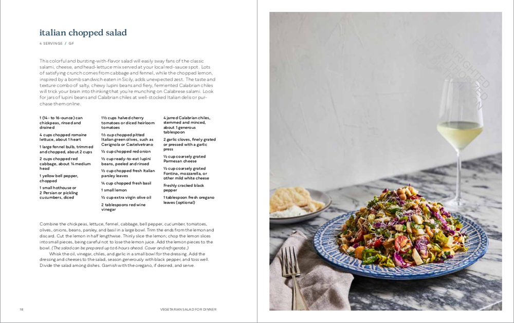 Vegetarian Salad for Dinner