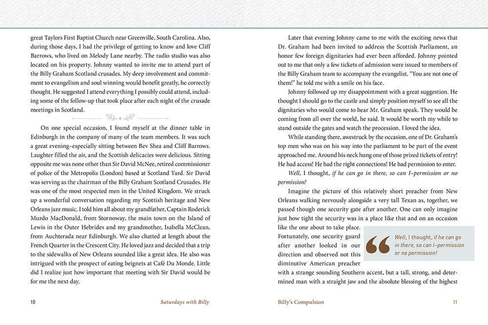 Saturdays with Billy