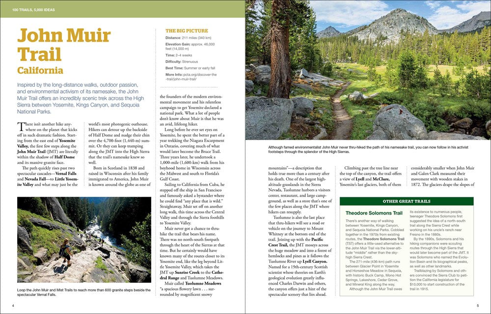 100 Trails, 5,000 Ideas