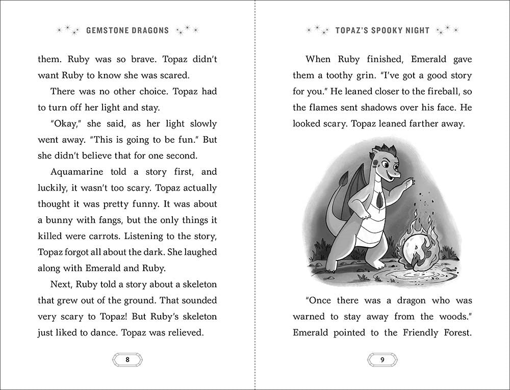 Gemstone Dragons 3: Topaz's Spooky Night