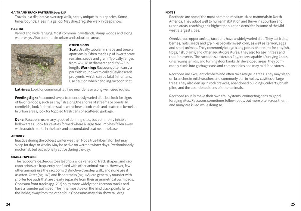 Animal Tracks of the Midwest Field Guide