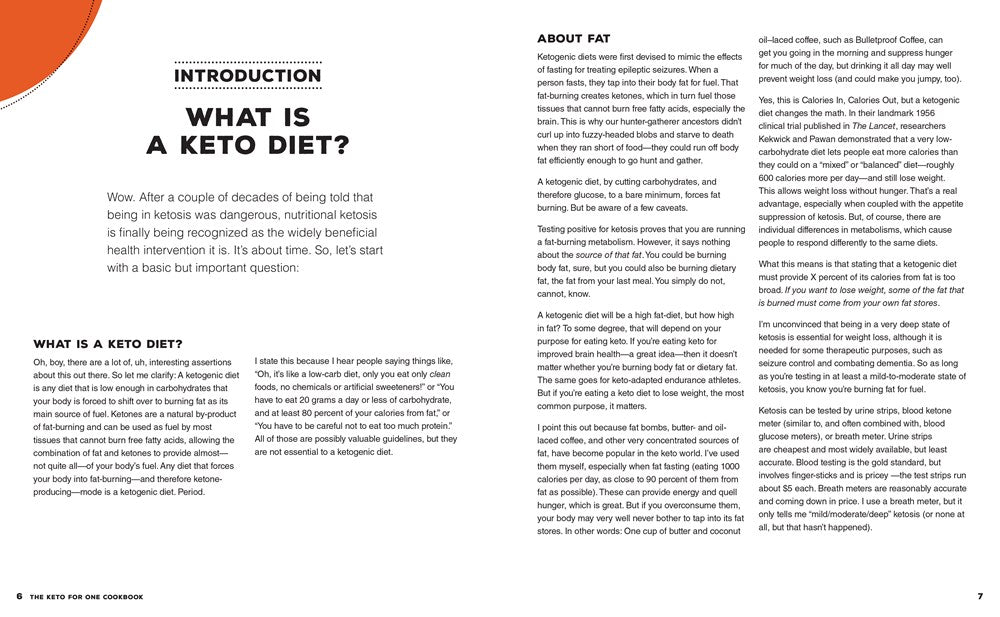 The Keto For One Cookbook