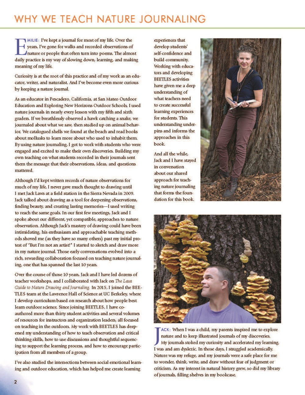 How to Teach Nature Journaling