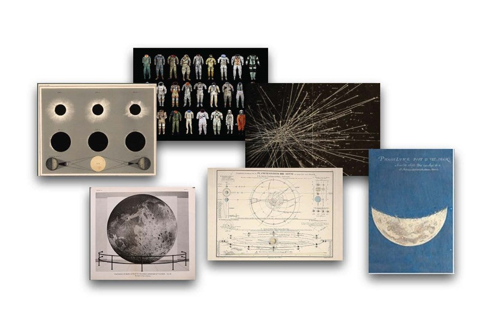 The Night Sky: Fifty Postcards (50 designs; archival images, NASA ephemera, photographs, and more in a gold foil stamped keepsake box;)