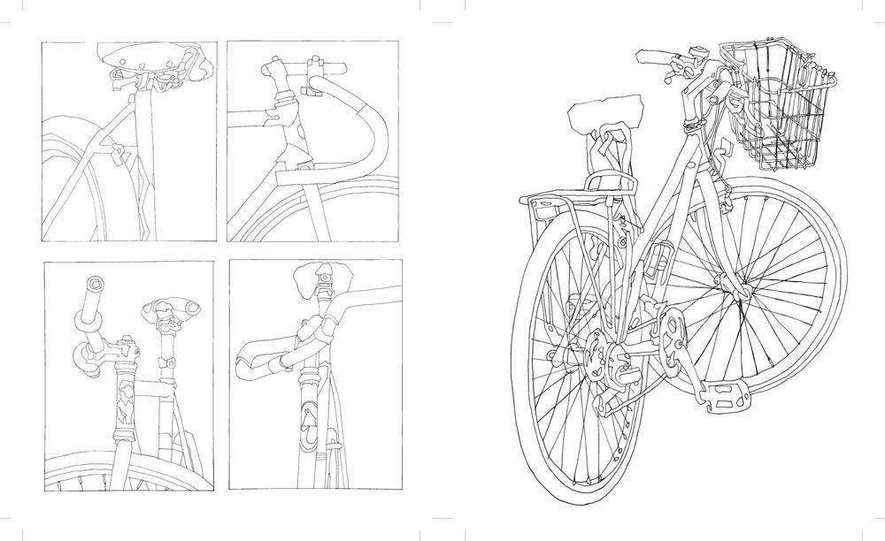 The Classic Bicycle Coloring Book