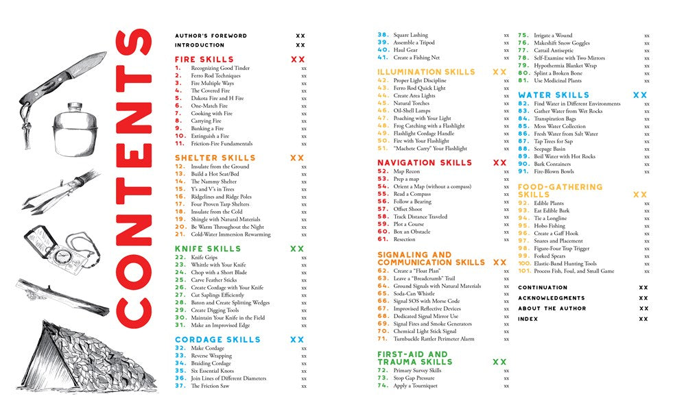 101 Skills You Need to Survive in the Woods