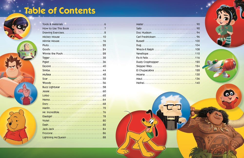 Learn to Draw Disney Celebrated Characters Collection