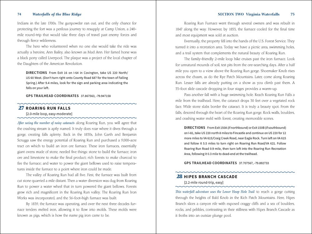 Waterfalls of the Blue Ridge