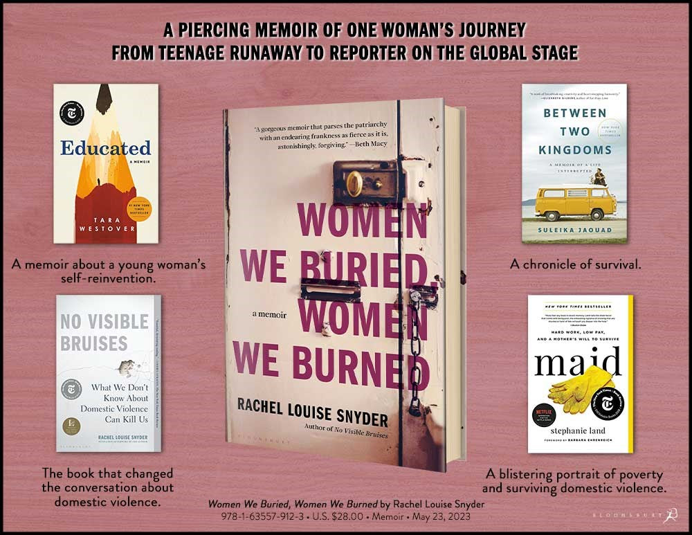 Women We Buried, Women We Burned