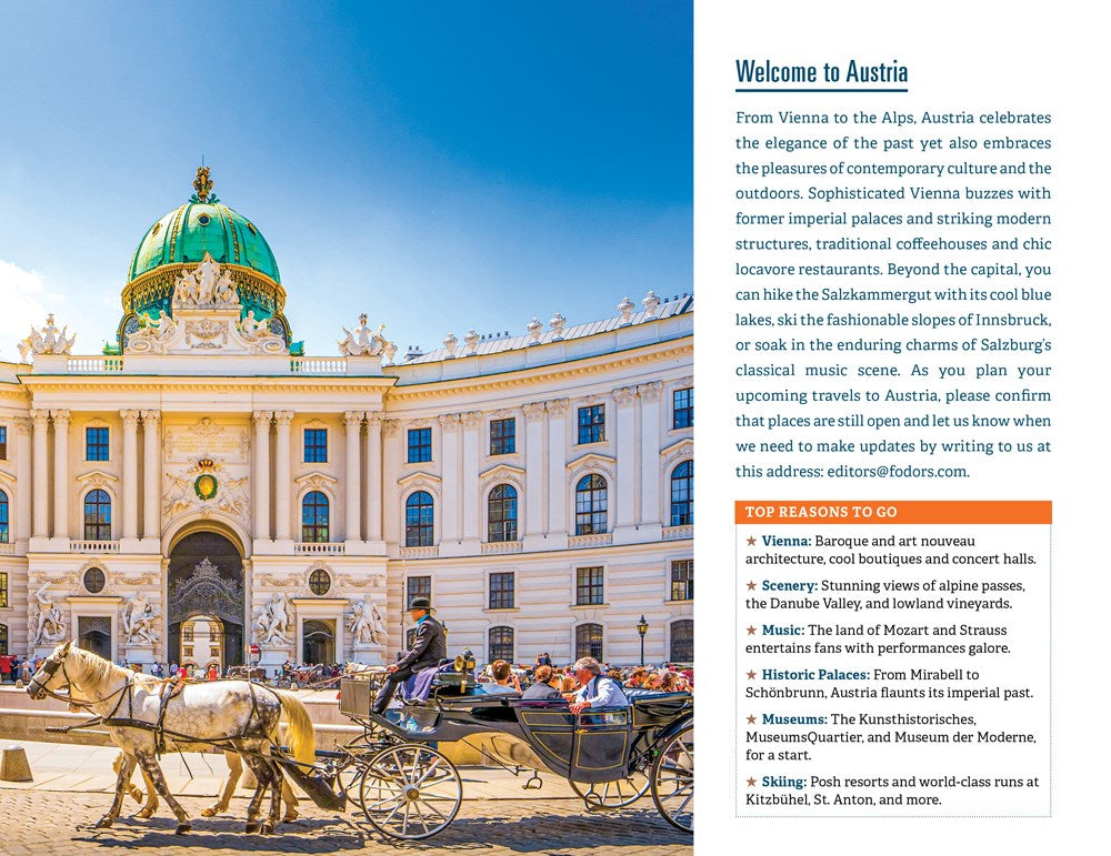 Fodor's Vienna & the Best of Austria