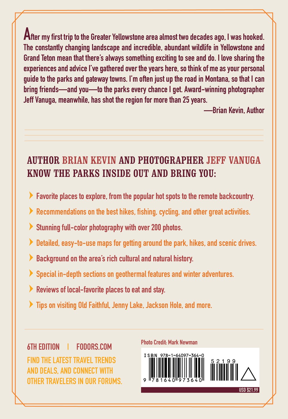 Fodor's Compass American Guides: Yellowstone and Grand Teton National Parks