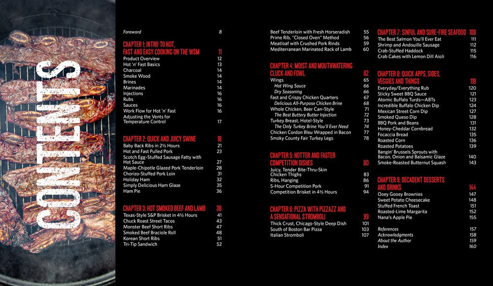 Hot and Fast BBQ on Your Weber Smokey Mountain Cooker