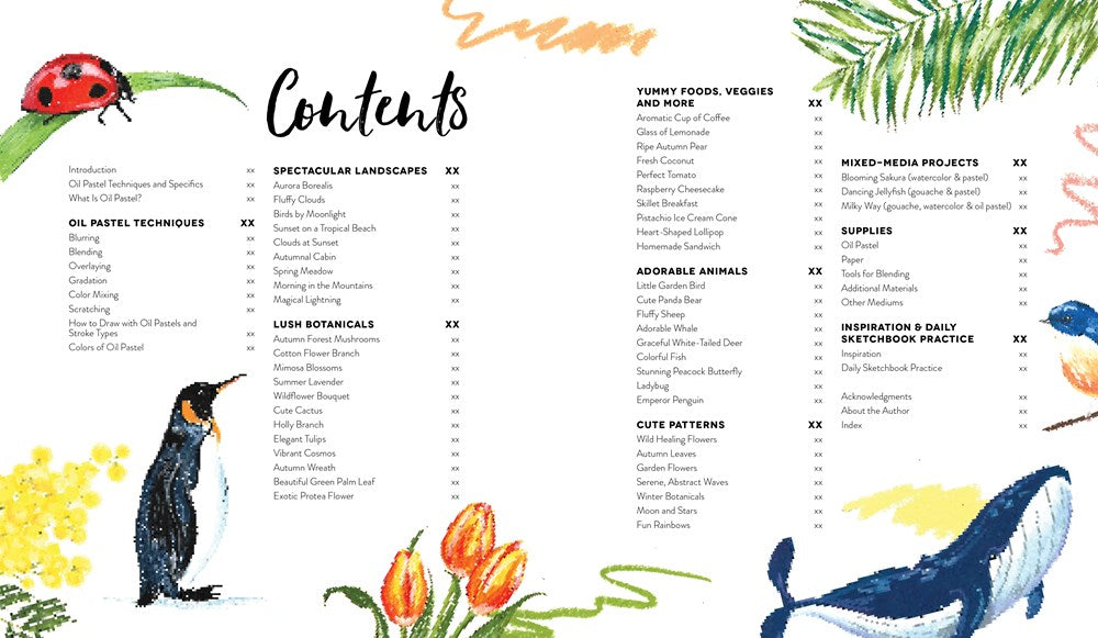 Oil Pastel Masterpieces in 4 Easy Steps