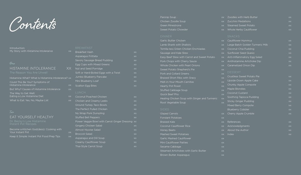 Low Histamine Cooking in Your Instant Pot