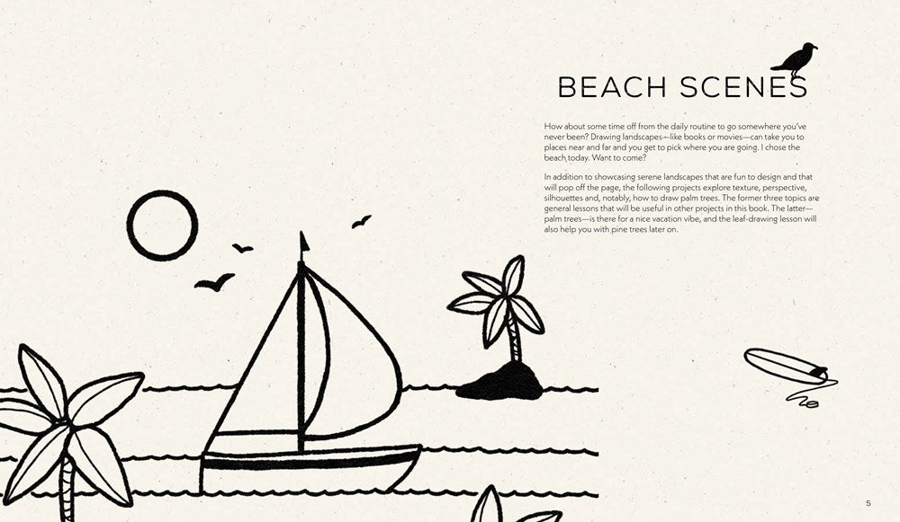 15-Minute Ink Landscapes