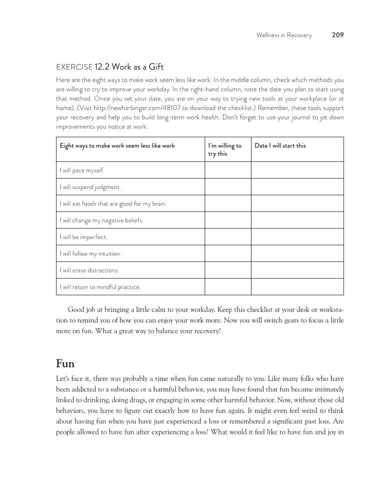 The Mindfulness Workbook for Addiction