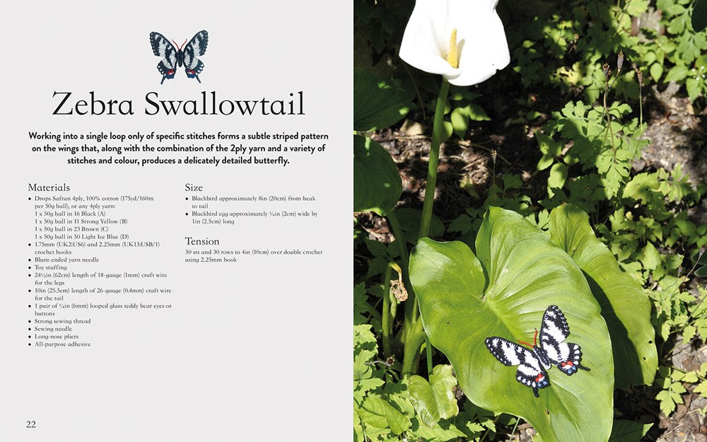 Crocheted Bees, Bugs & Butterflies