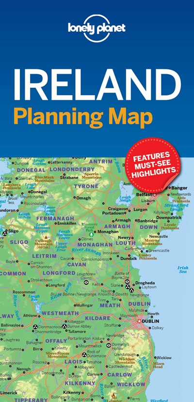 Lonely Planet Ireland Planning Map