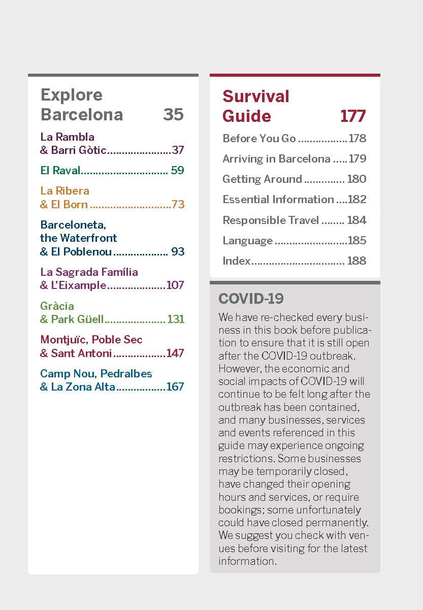 Lonely Planet Pocket Barcelona 7