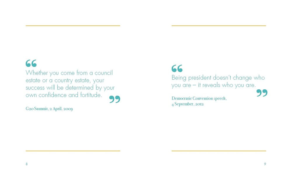 Michelle Obama: Quotes to Live by