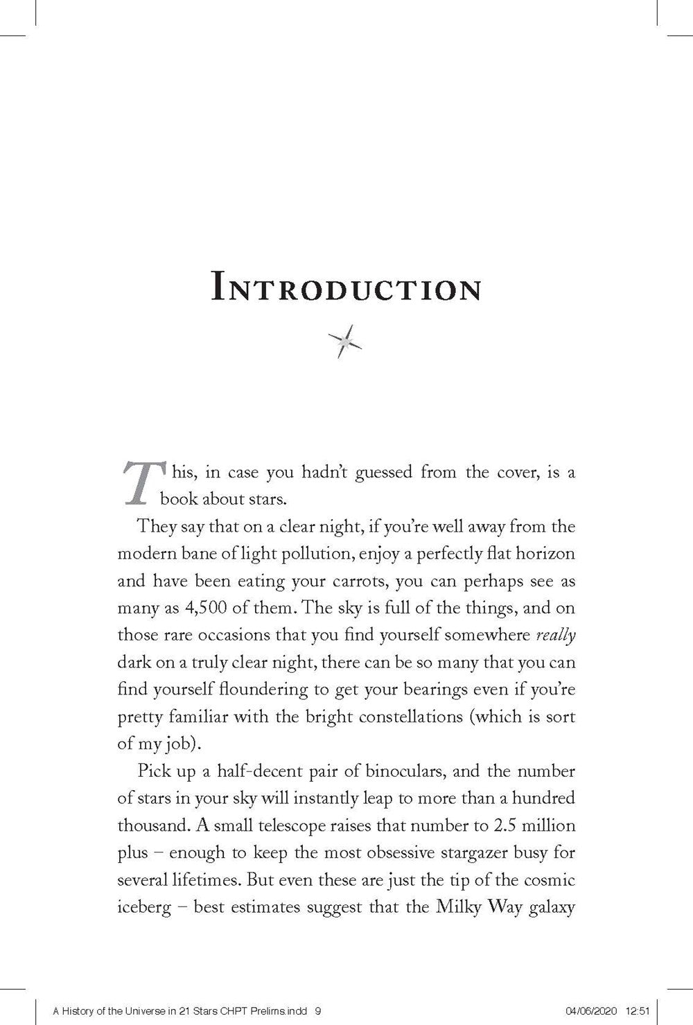 The History of Our Universe in 21 Stars