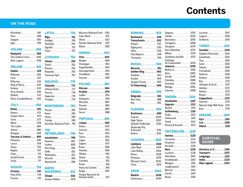 Lonely Planet Europe