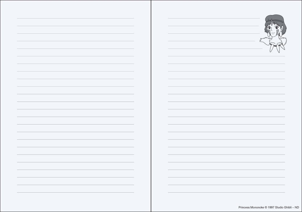 Studio Ghibli Princess Mononoke Journal