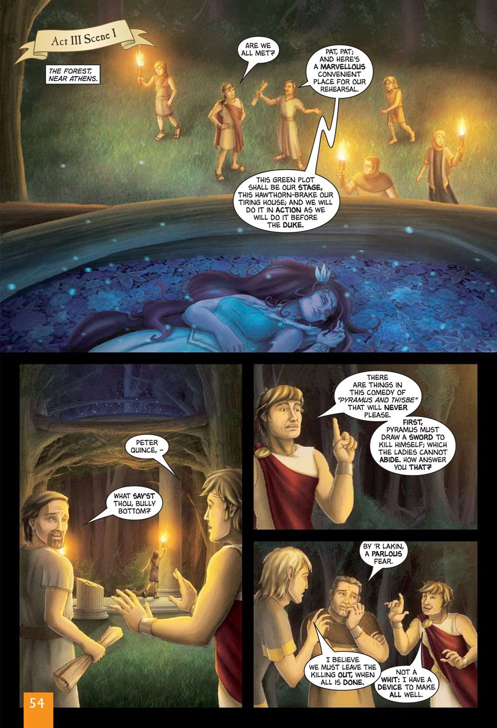A Midsummer Night's Dream The Graphic Novel: Original Text