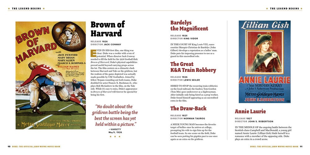 DUKE: The Official John Wayne Movie Book