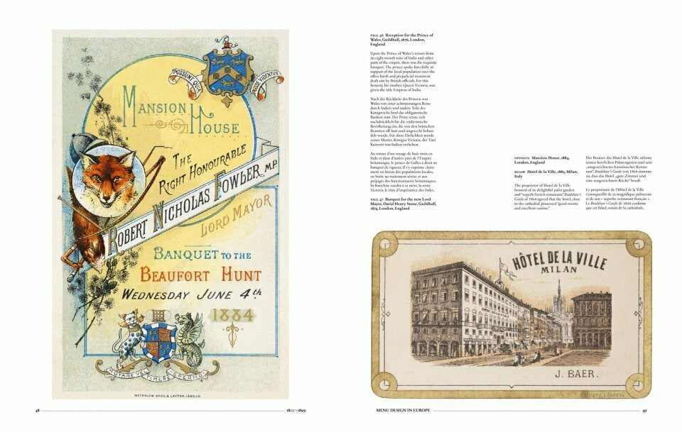 Menu Design in Europe