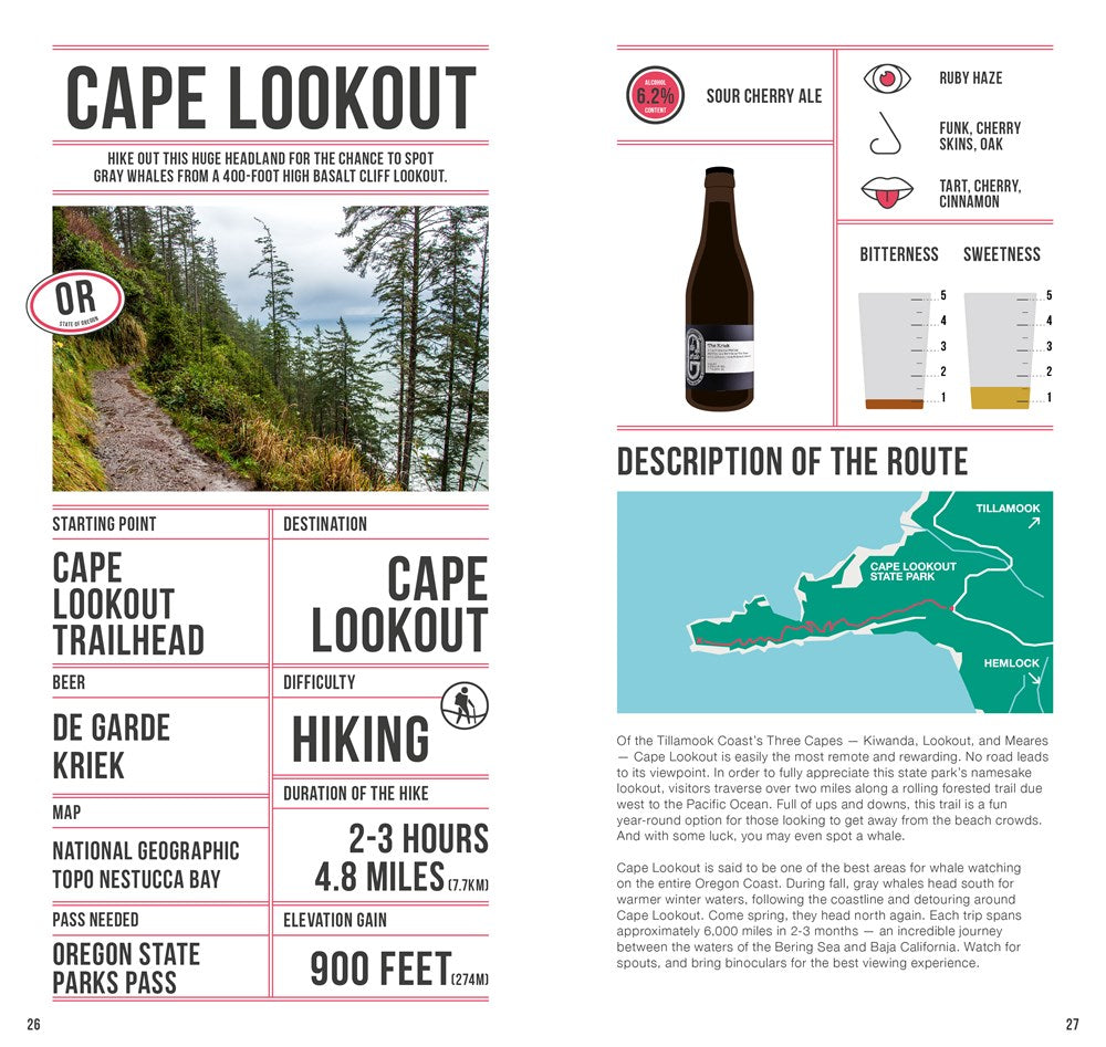 Beer Hiking Pacific Northwest 2nd Edition