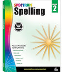 Spectrum Spelling Workbook Grade 2, Ages 7 to 8, 2nd Grade Spelling Workbook, Phonics, Handwriting Practice with Sight Words, Vowels, and Compound Words With English Dictionary - 208 Pages