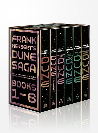 Frank Herbert's Dune Saga 6-Book Boxed Set: Dune, Dune Messiah, Children of Dune, God Emperor of Dune, Heretics of Dune, andChapterhouse: Dune