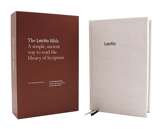 NIV Lectio Bible: A simple, ancient way to read the library of Scripture, Cloth over Board: The Practicing the Way edition with an introduction by John Mark Comer