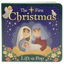 The First Christmas: Lift-a-Pop Pop-Up Nativity Board Book for Christians to Celebrate the Birth of Baby Jesus - Holiday Gift For Babies and Toddlers (Little Sunbeams)