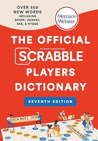 The Official SCRABBLE(r) Players Dictionary, Seventh Ed., Newest Edition, 2023 Copyright, (Jacketed Hardcover)